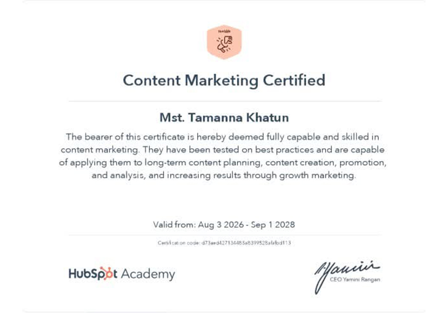 Content Marketing Certified